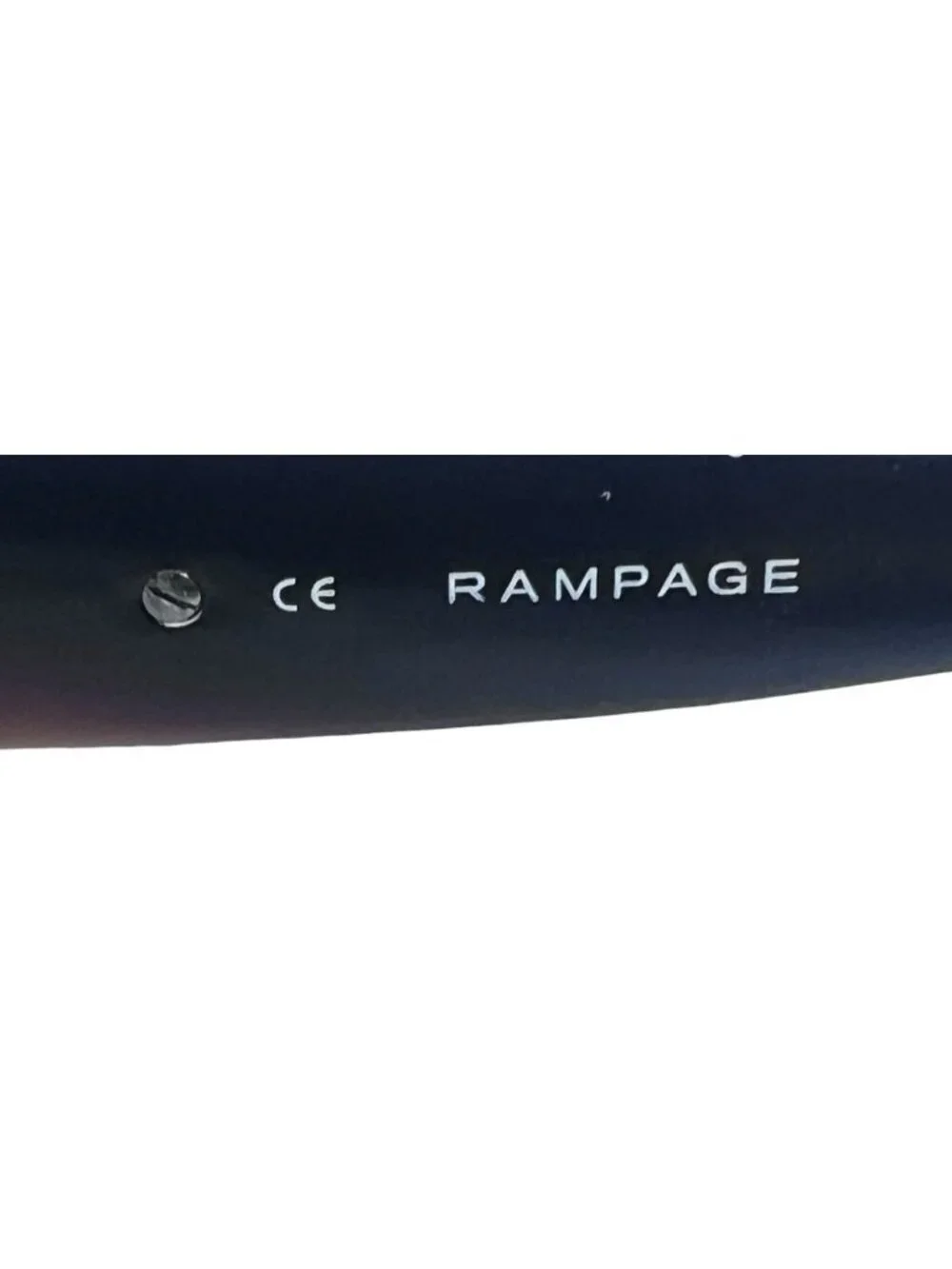 Rampage R132 Brown Semi Rimless Eyeglass Frames Only 50-16-135 Spring Hinge